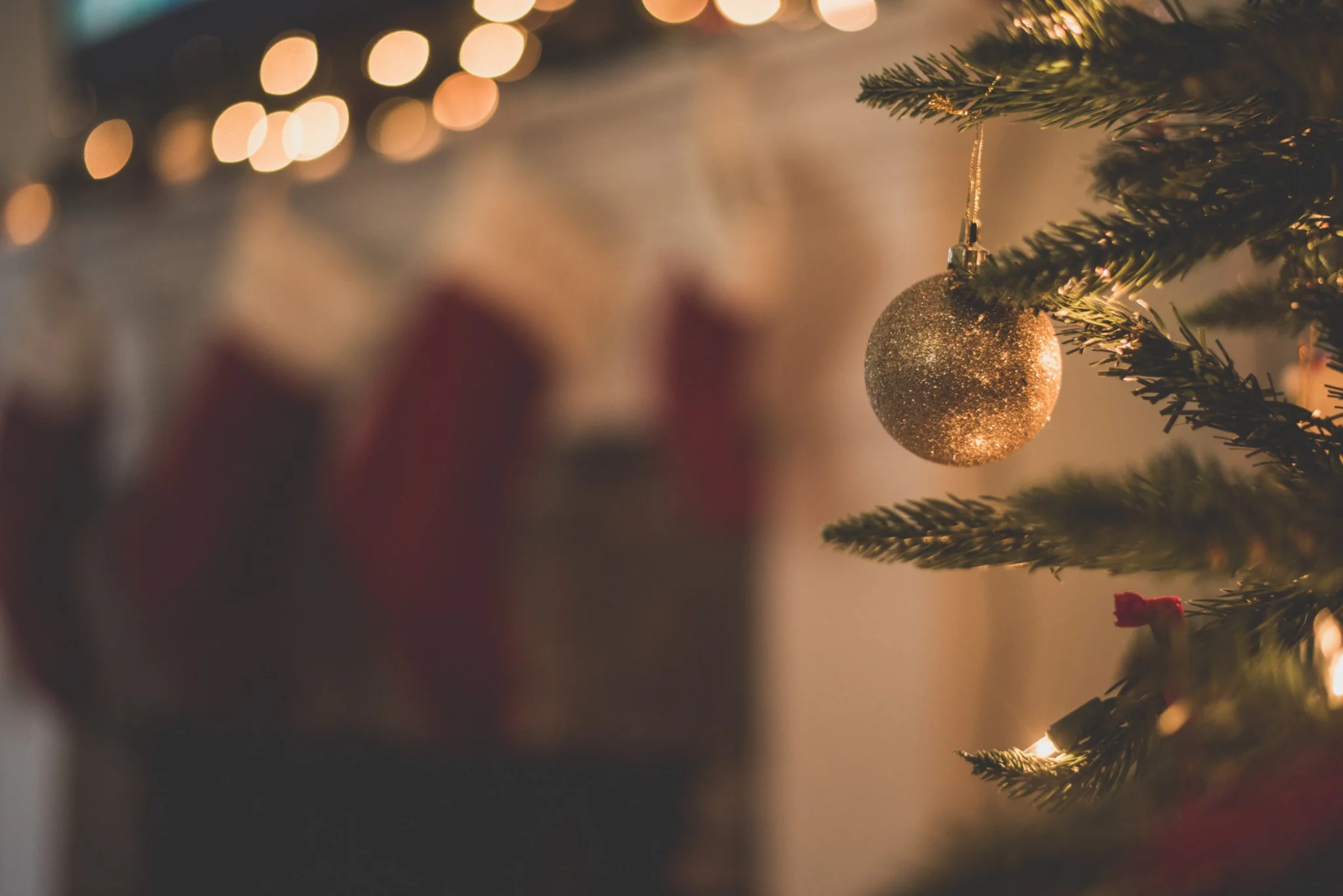 Christmas tree banner